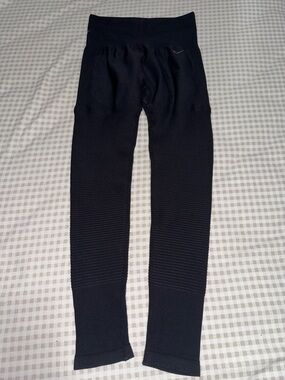 Nike Ribbed Black Leggings